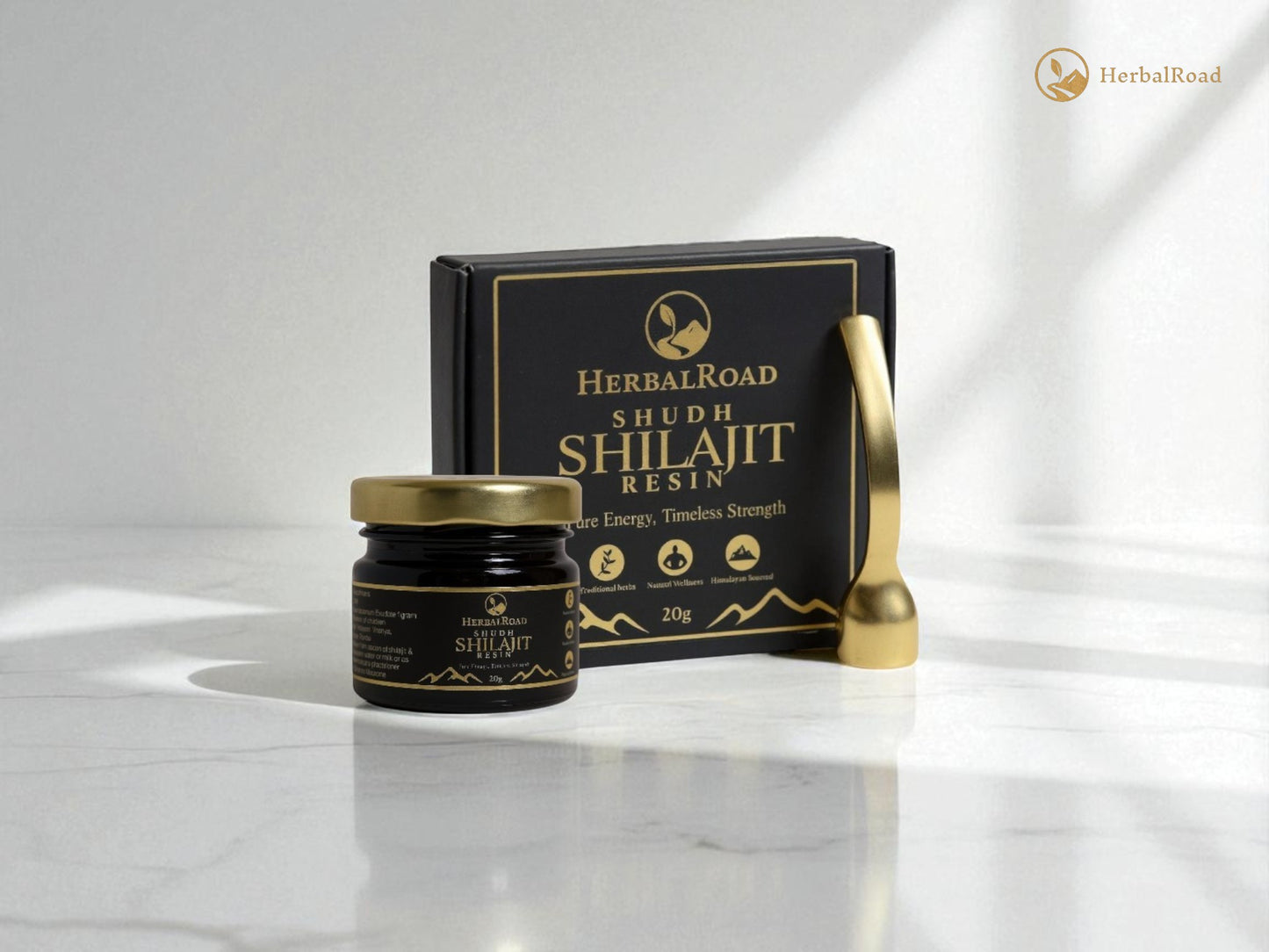 Herbalroad Himalayan Shilajit Resin - 100% Pure & Original